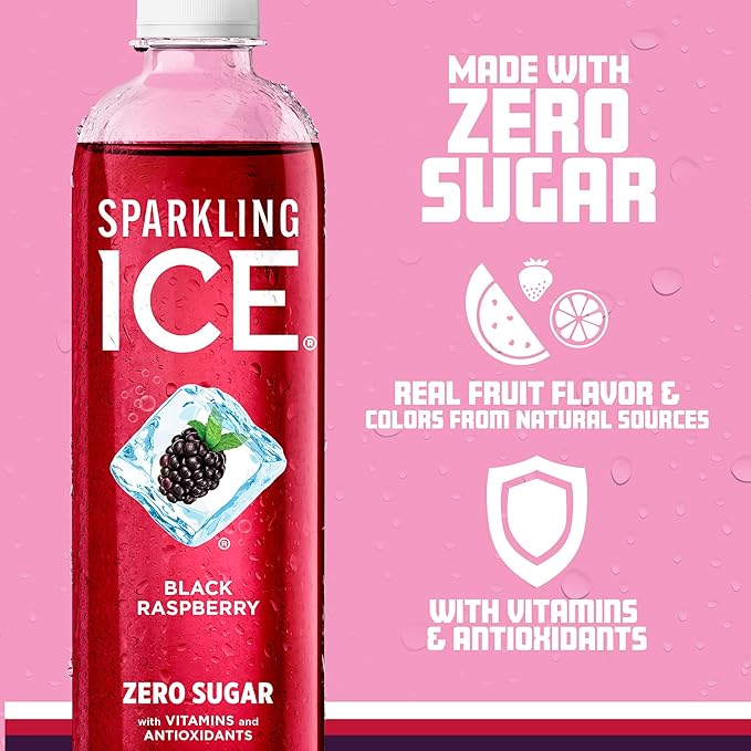 Sparkling ice Beverage black rasberry flavor